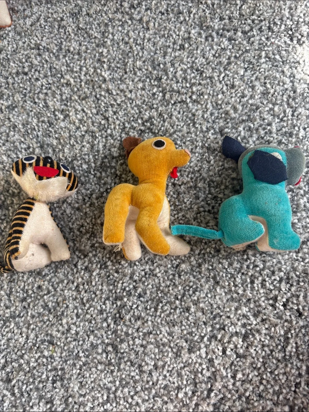 KAMAR Fun Sawdust Animals Vintage 1970’s Lot Japan